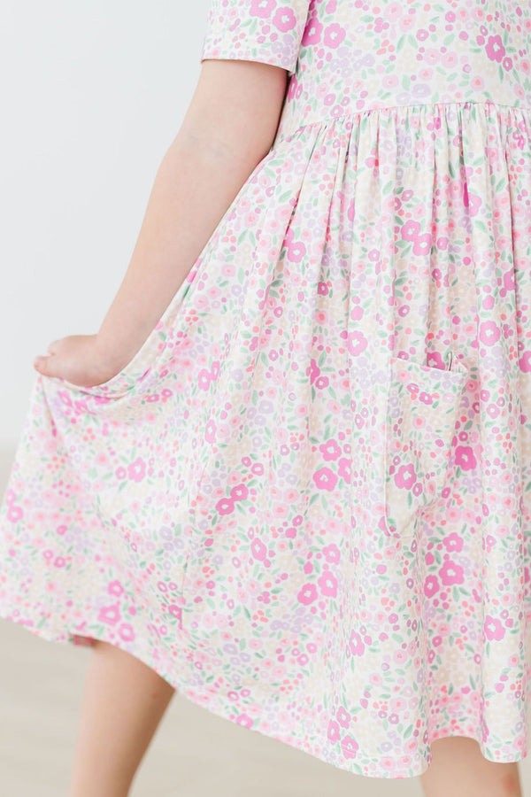 blooming-beauty-s-s-pocket-twirl-dress Mila &  Rose - Sophia's Style-Blooming Beauty S/S Pocket Twirl Dress-6-12M--1